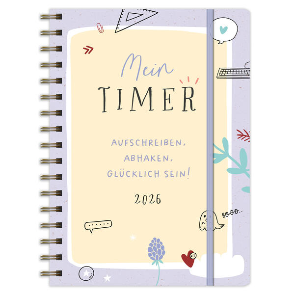 Produktbild: Mein Timer 2026 - Aufschreiben, abhaken, glücklich sein!
