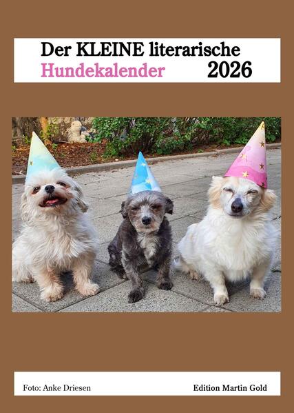 Produktbild: Der KLEINE literarische Hundekalender 2026 | Charlotte Körner