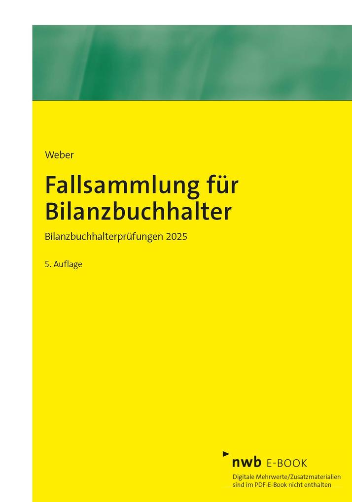 Produktbild: Fallsammlung für Bilanzbuchhalter | Martin Weber