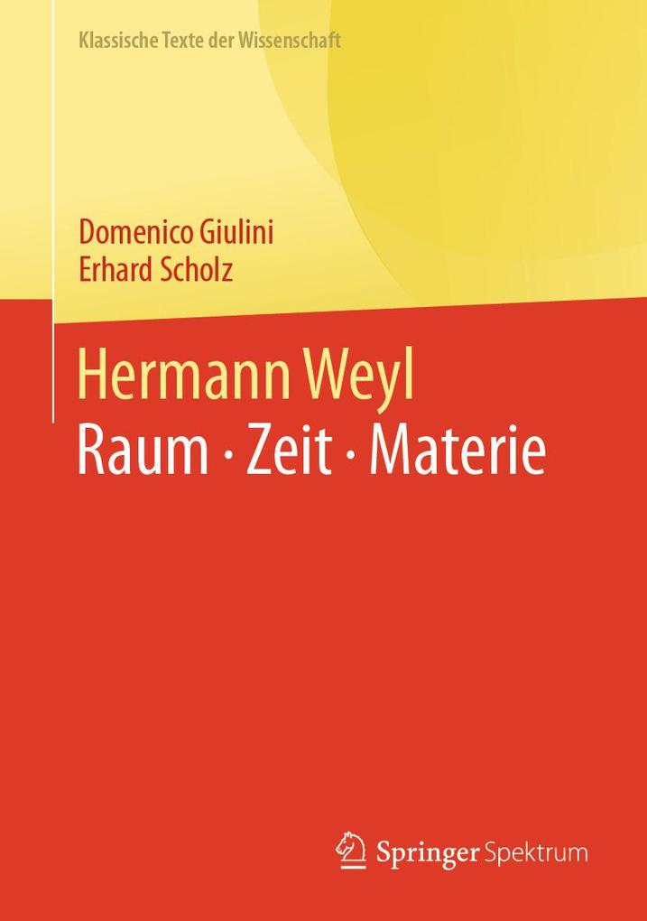 Produktbild: Hermann Weyl | Domenico Giulini, Erhard Scholz