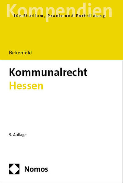 Produktbild: Kommunalrecht Hessen | Daniela Birkenfeld