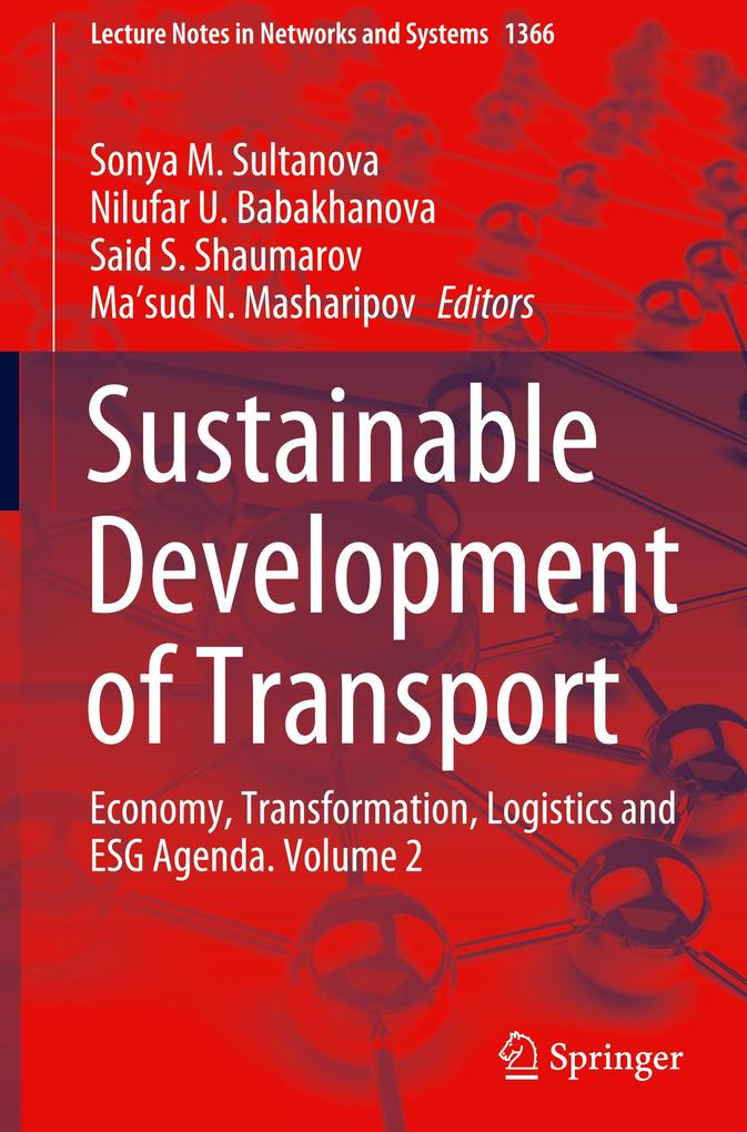 Produktbild: Sustainable Development of Transport