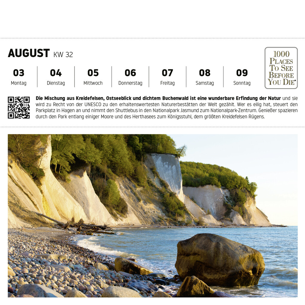 Weitere Ansicht: Nationalparks und Naturparadiese Postkartenkalender