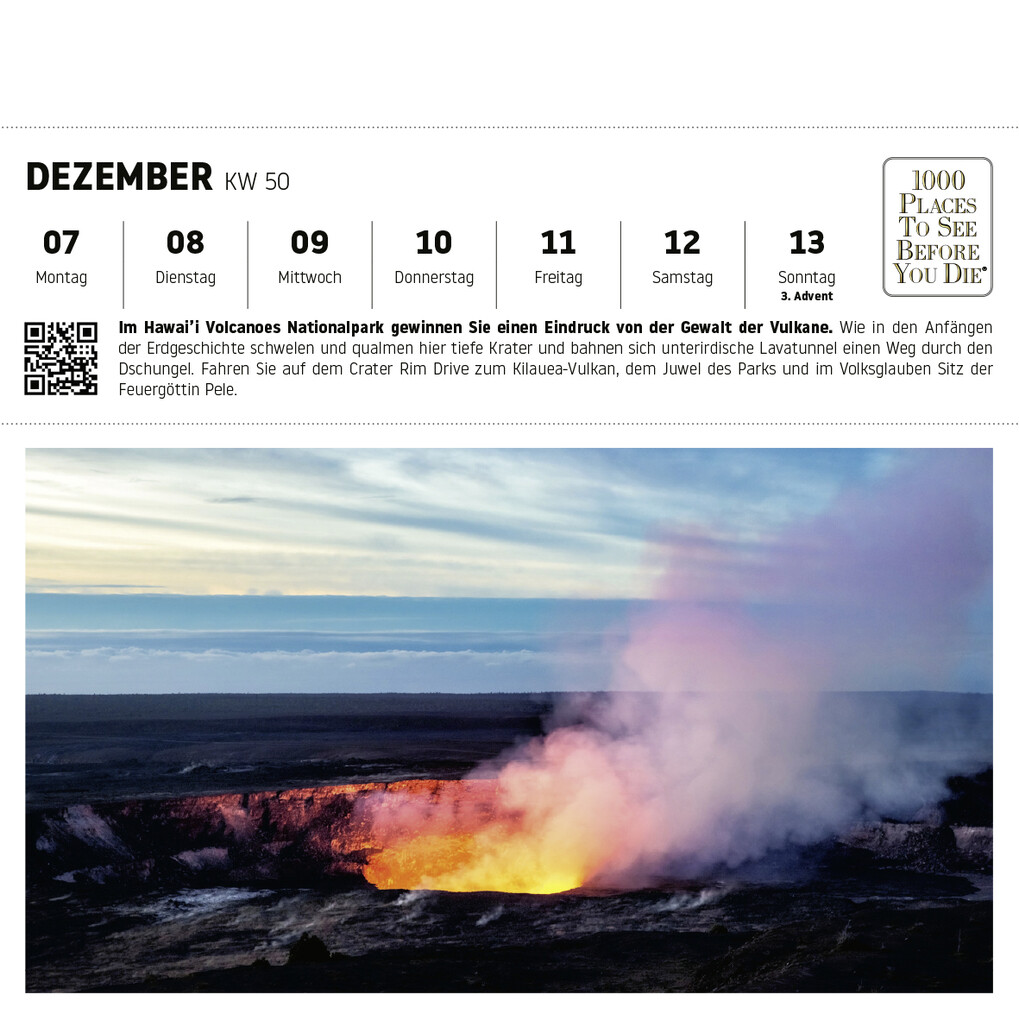 Weitere Ansicht: Nationalparks und Naturparadiese Postkartenkalender
