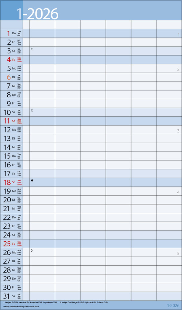 Weitere Ansicht: XL Family Timer 2026