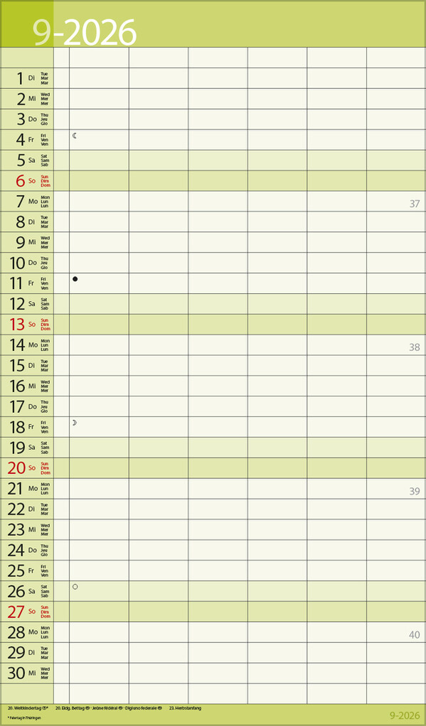 Weitere Ansicht: XL Family Timer 2026