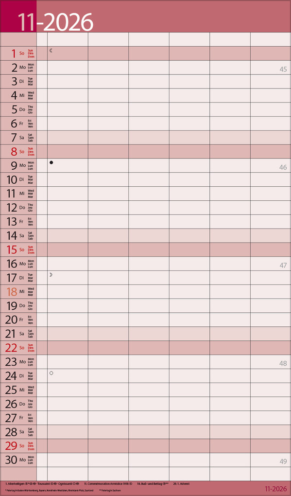 Weitere Ansicht: XL Family Timer 2026