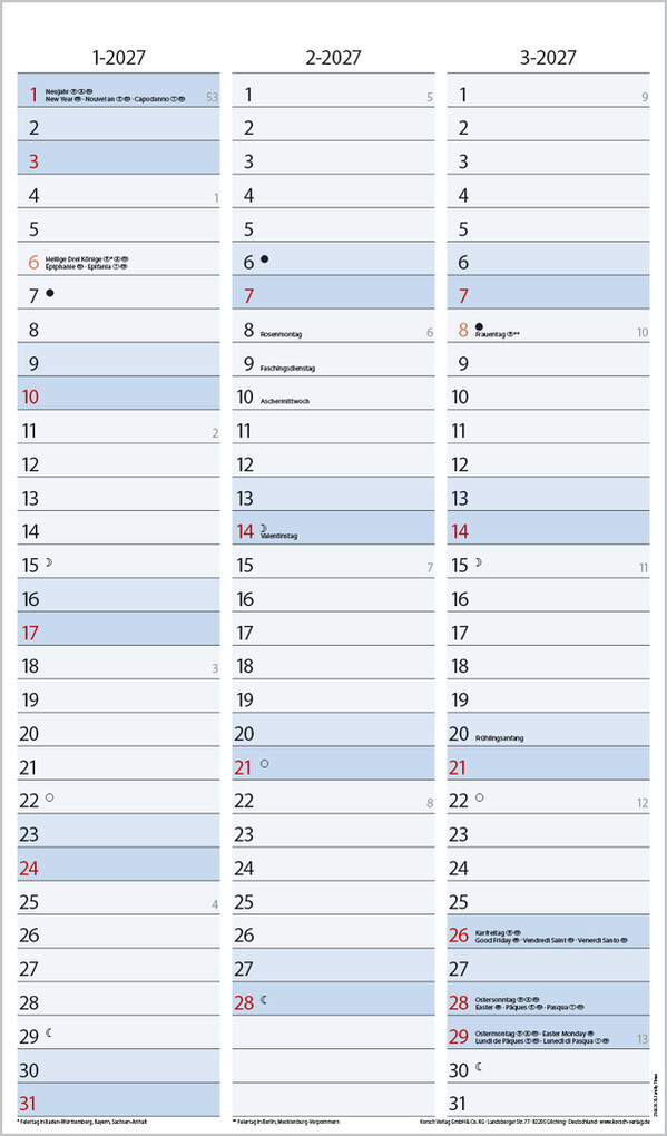 Weitere Ansicht: XL Family Timer 2026