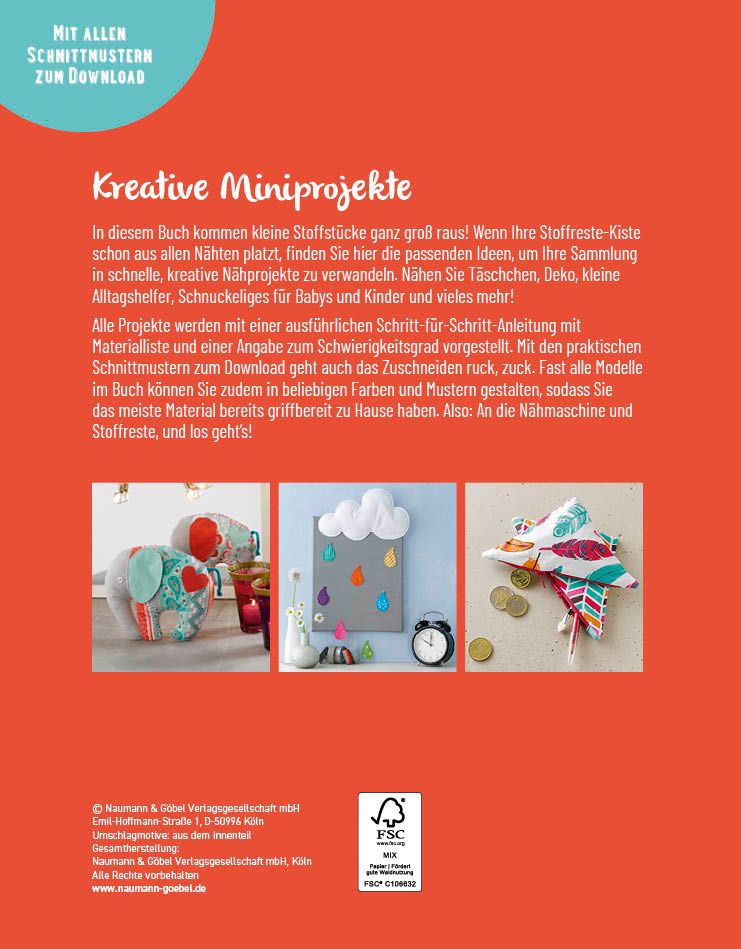 Weitere Ansicht: Schönes aus Stoffresten nähen I Accessoires, Deko & Geschenke