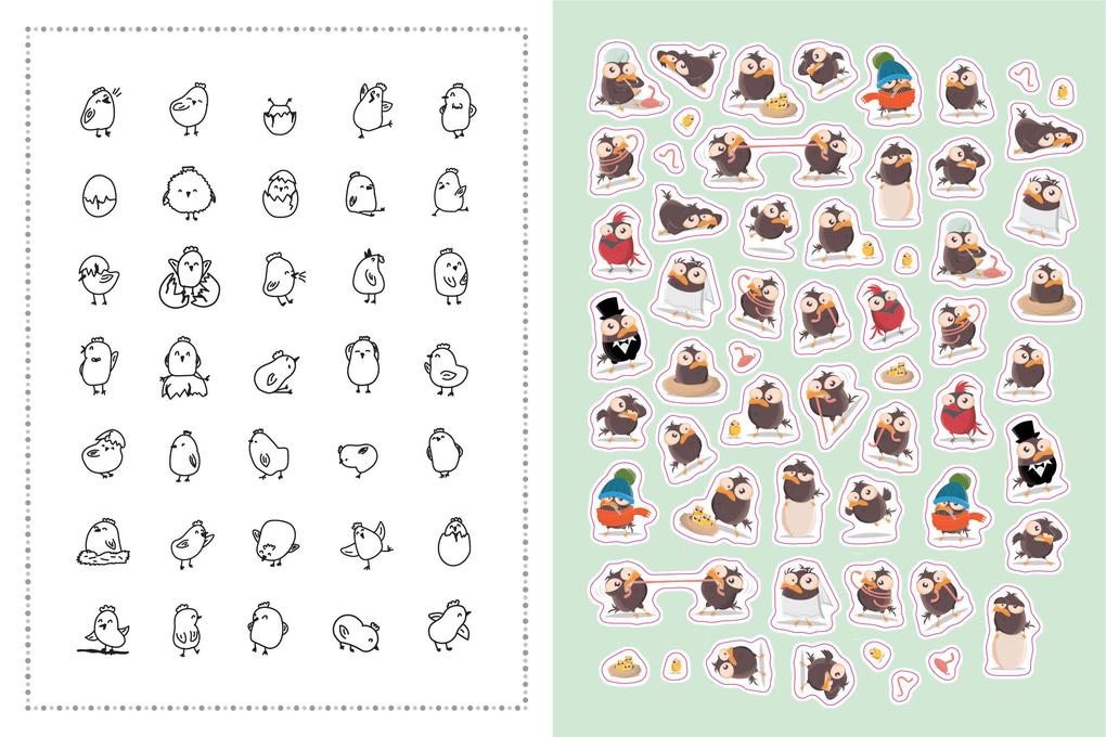 Weitere Ansicht: Stickerbuch Lustige Tiere I Über 1000 Sticker