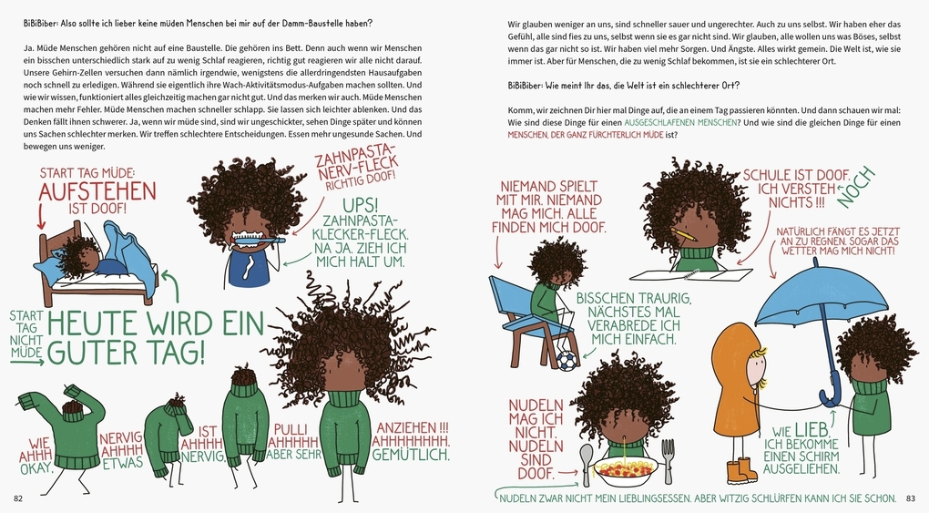 Weitere Ansicht: BiBiBiber hat da mal 'ne Frage. Warum muss ich schlafen? | Mai Thi Nguyen-Kim, Marie Meimberg