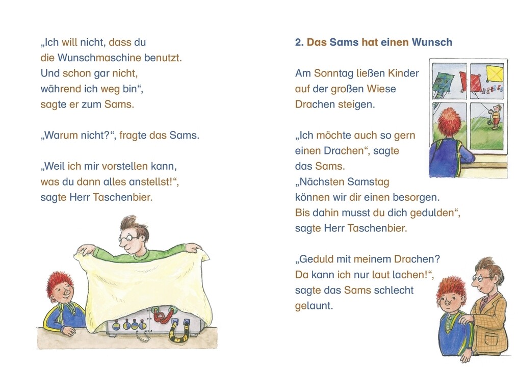 Weitere Ansicht: Das Sams wünscht sich einen Drachen | Paul Maar