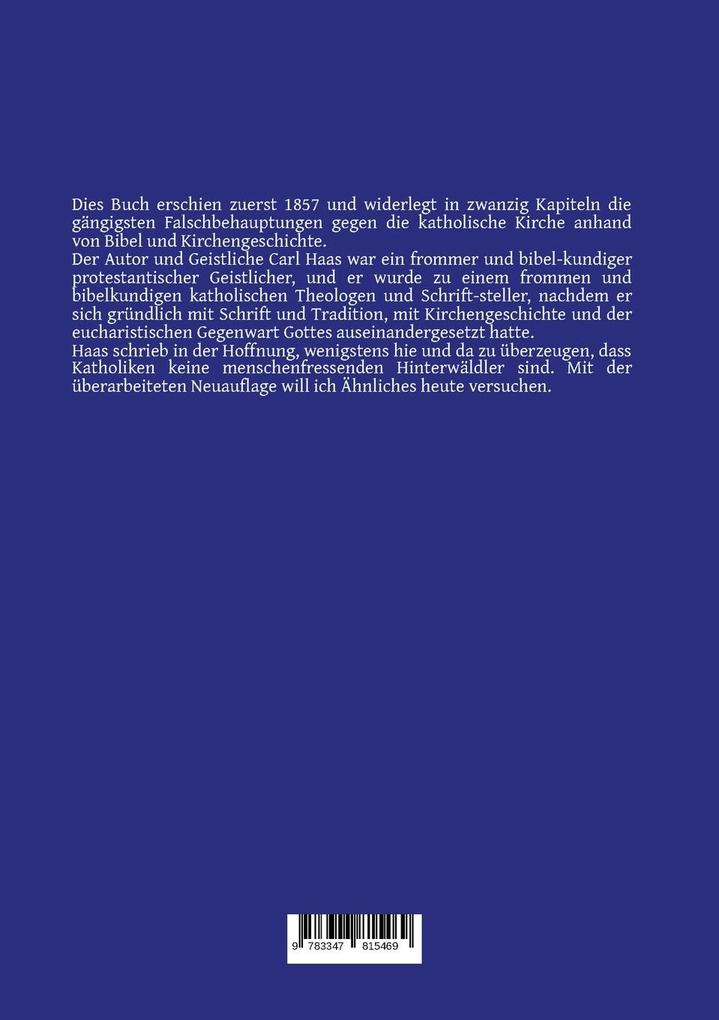 Weitere Ansicht: Verteidigung der katholischen Kirche - Kirchengeschichte und Apologie | Carl Haas