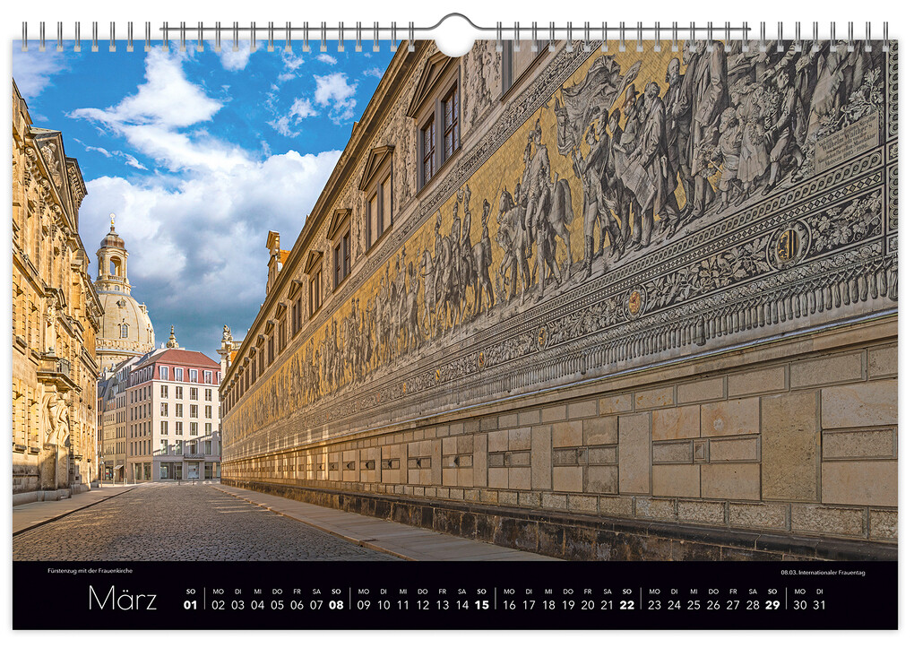 Weitere Ansicht: Kalender Zauberhaftes Dresden 2026 | Peter Schubert, K4 Verlag
