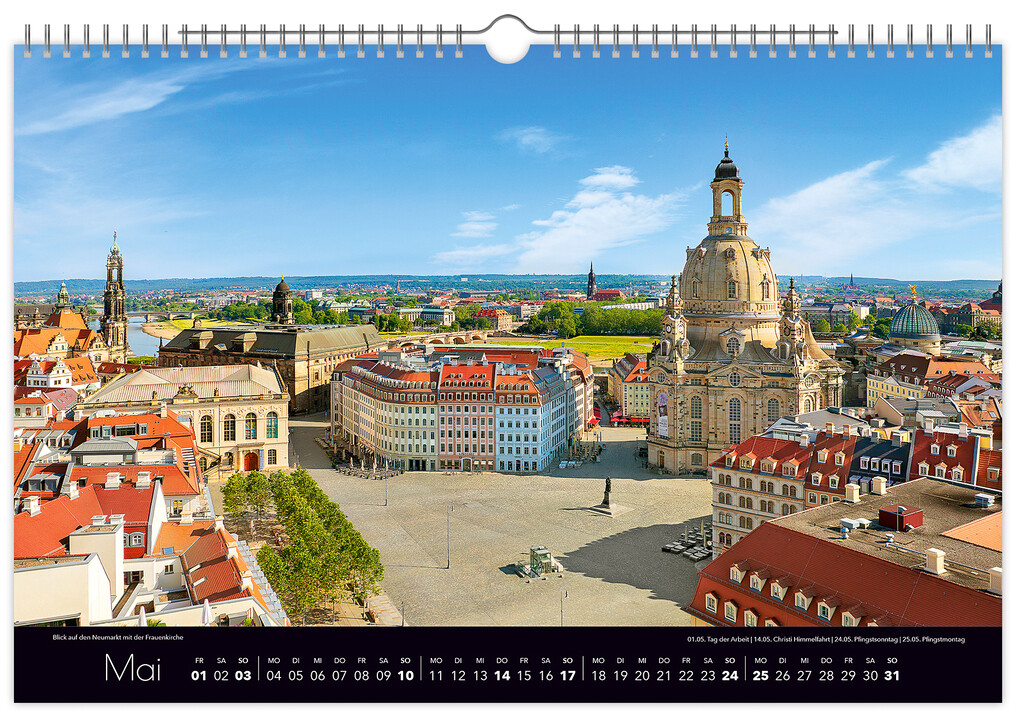 Weitere Ansicht: Kalender Zauberhaftes Dresden 2026 | Peter Schubert, K4 Verlag