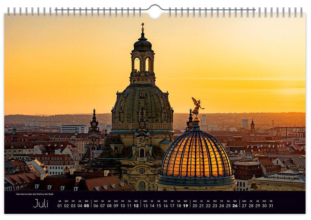 Weitere Ansicht: Kalender Zauberhaftes Dresden 2026 | Peter Schubert, K4 Verlag