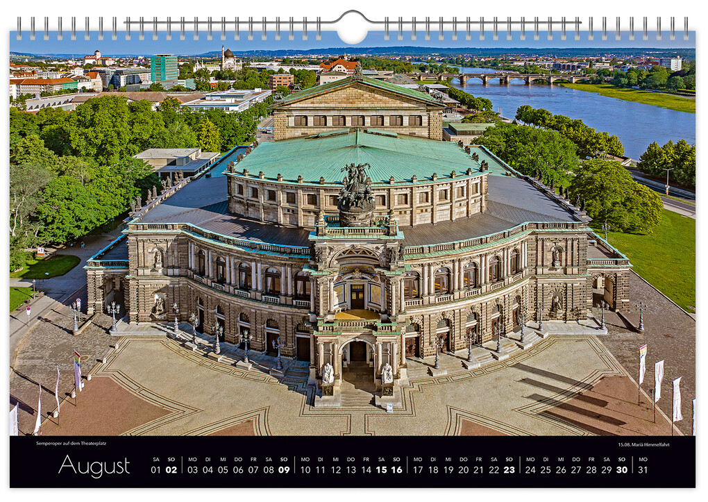 Weitere Ansicht: Kalender Zauberhaftes Dresden 2026 | Peter Schubert, K4 Verlag