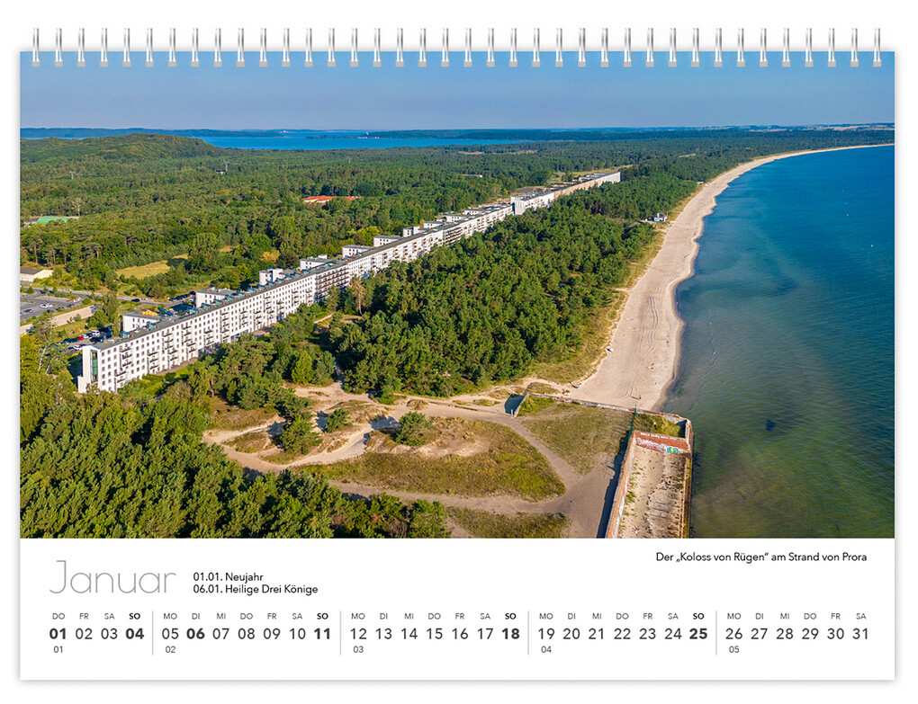 Weitere Ansicht: Kalender Rügen Luftaufnahmen kompakt 2026 | Peter Schubert