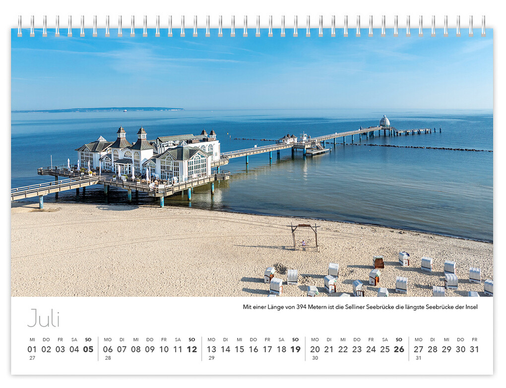 Weitere Ansicht: Kalender Rügen Luftaufnahmen kompakt 2026 | Peter Schubert