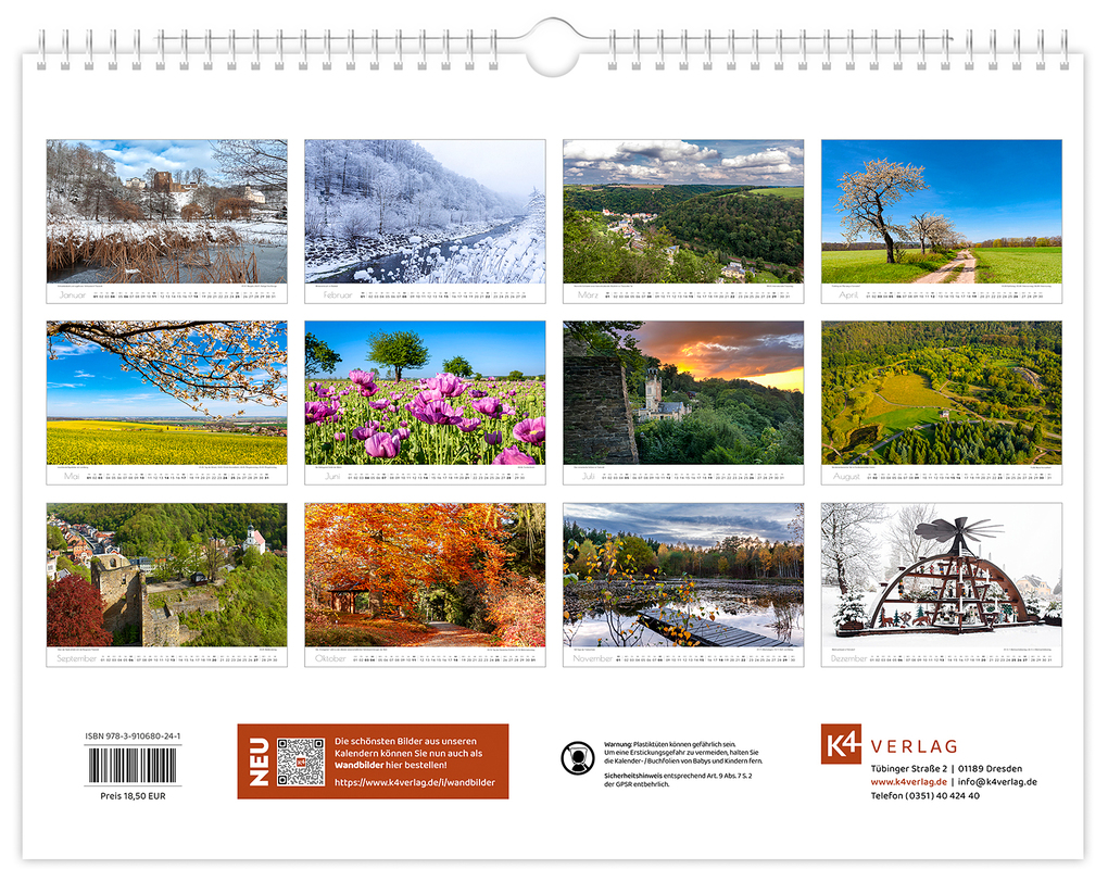 Weitere Ansicht: Kalender Tharandt und Umgebung 2026 | Peter Schubert