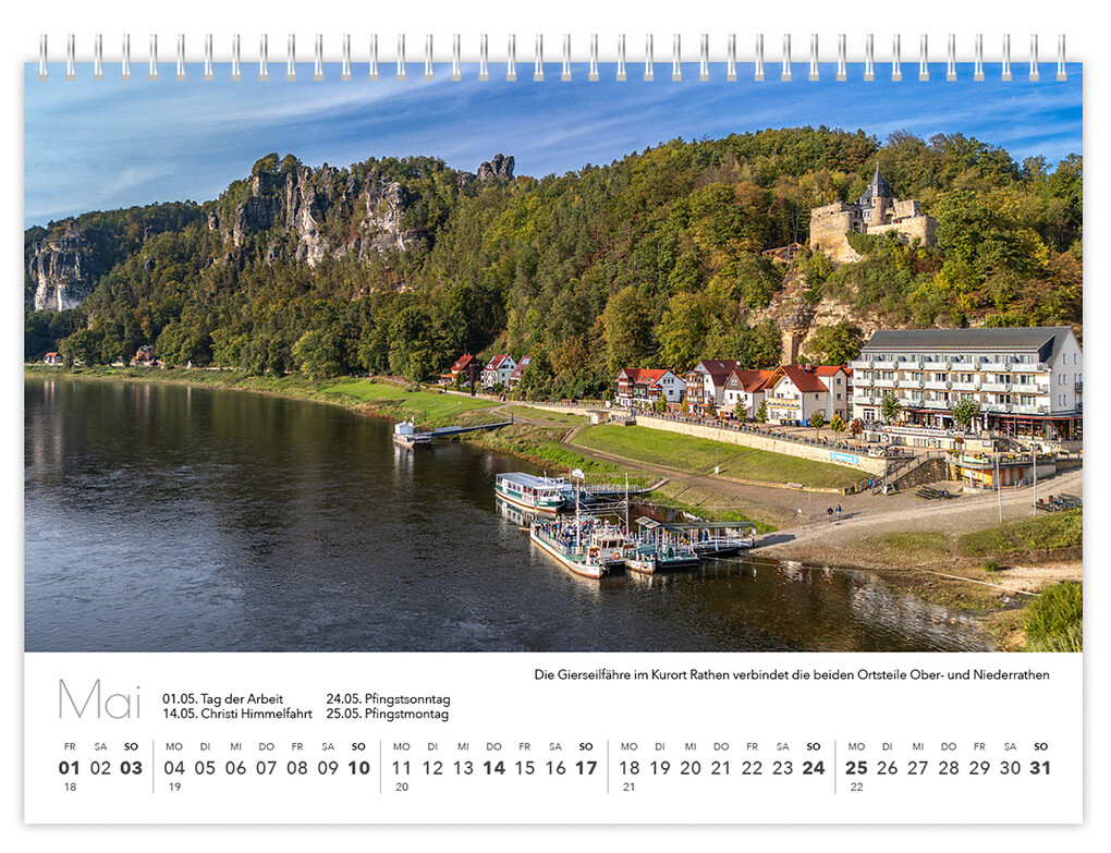 Weitere Ansicht: Kalender Sächsische Schweiz kompakt 2026 | Peter Schubert