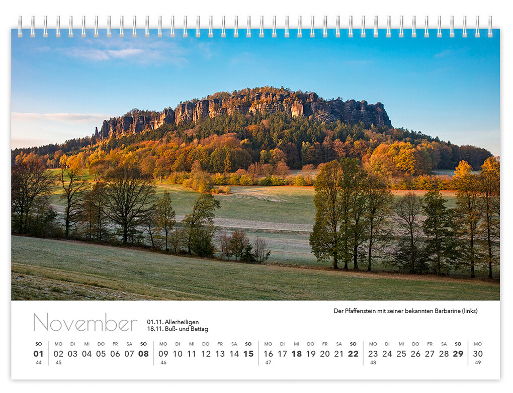 Weitere Ansicht: Kalender Sächsische Schweiz kompakt 2026 | Peter Schubert