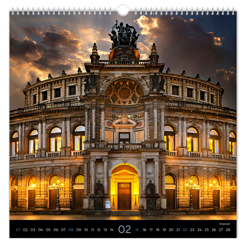Weitere Ansicht: Kalender Stimmungsvolles Dresden 2026 | Peter Schubert