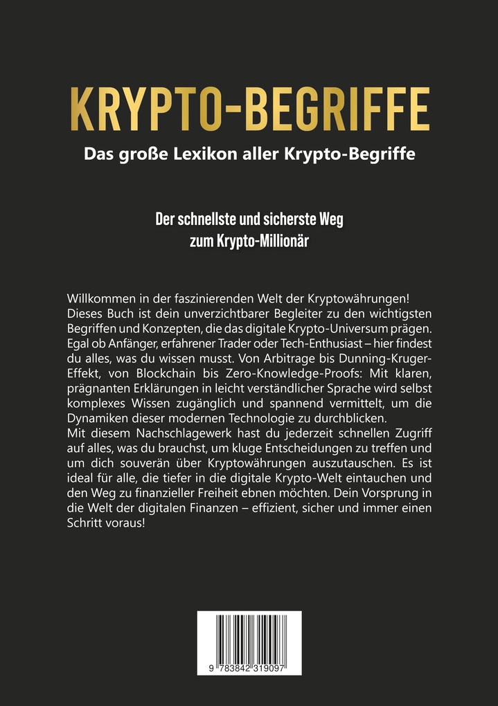 Weitere Ansicht: Krypto-Begriffe. Das große Lexikon aller Krypto-Begriffe | Walter Baumgartner