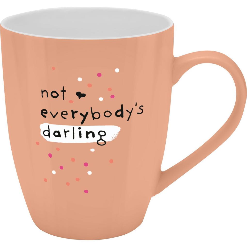 Weitere Ansicht: Tasse mit Motivdruck "not everybodys darling", mit Banderole