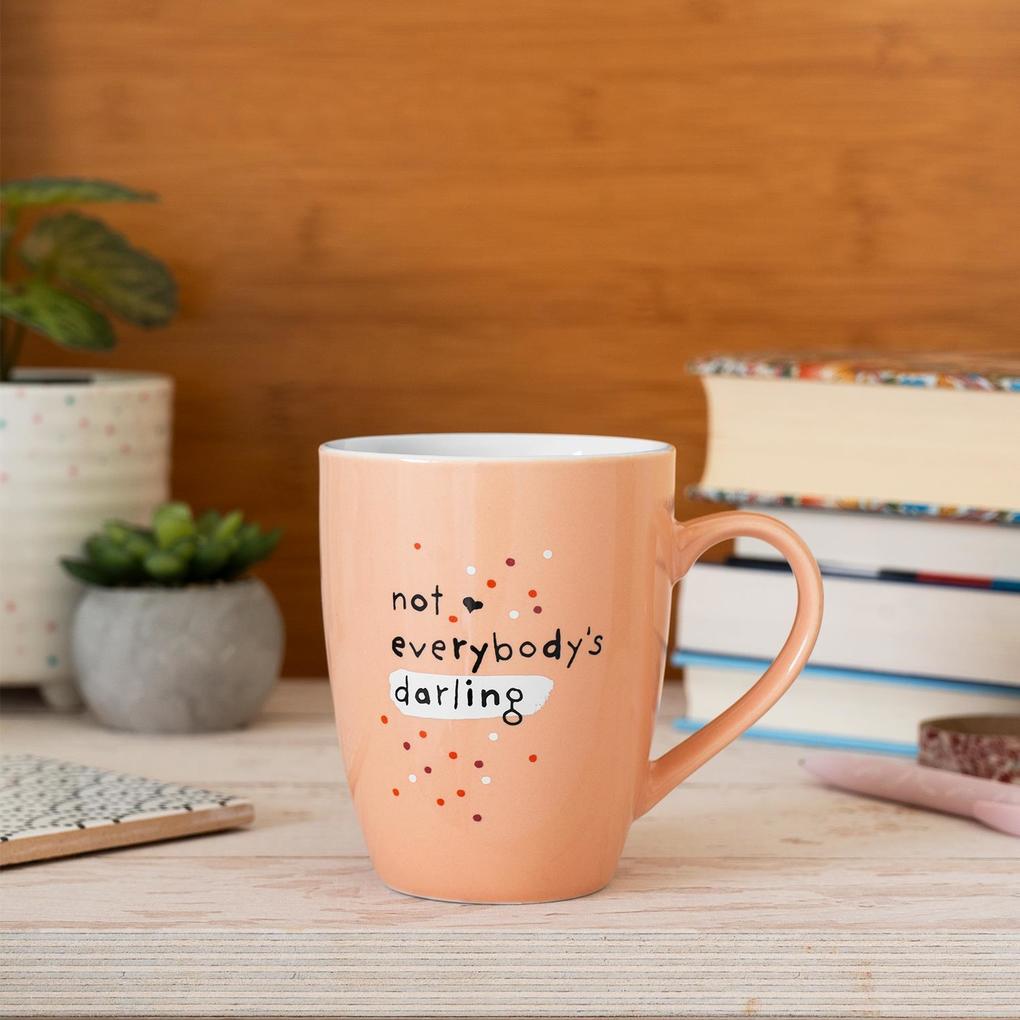 Weitere Ansicht: Tasse mit Motivdruck "not everybodys darling", mit Banderole
