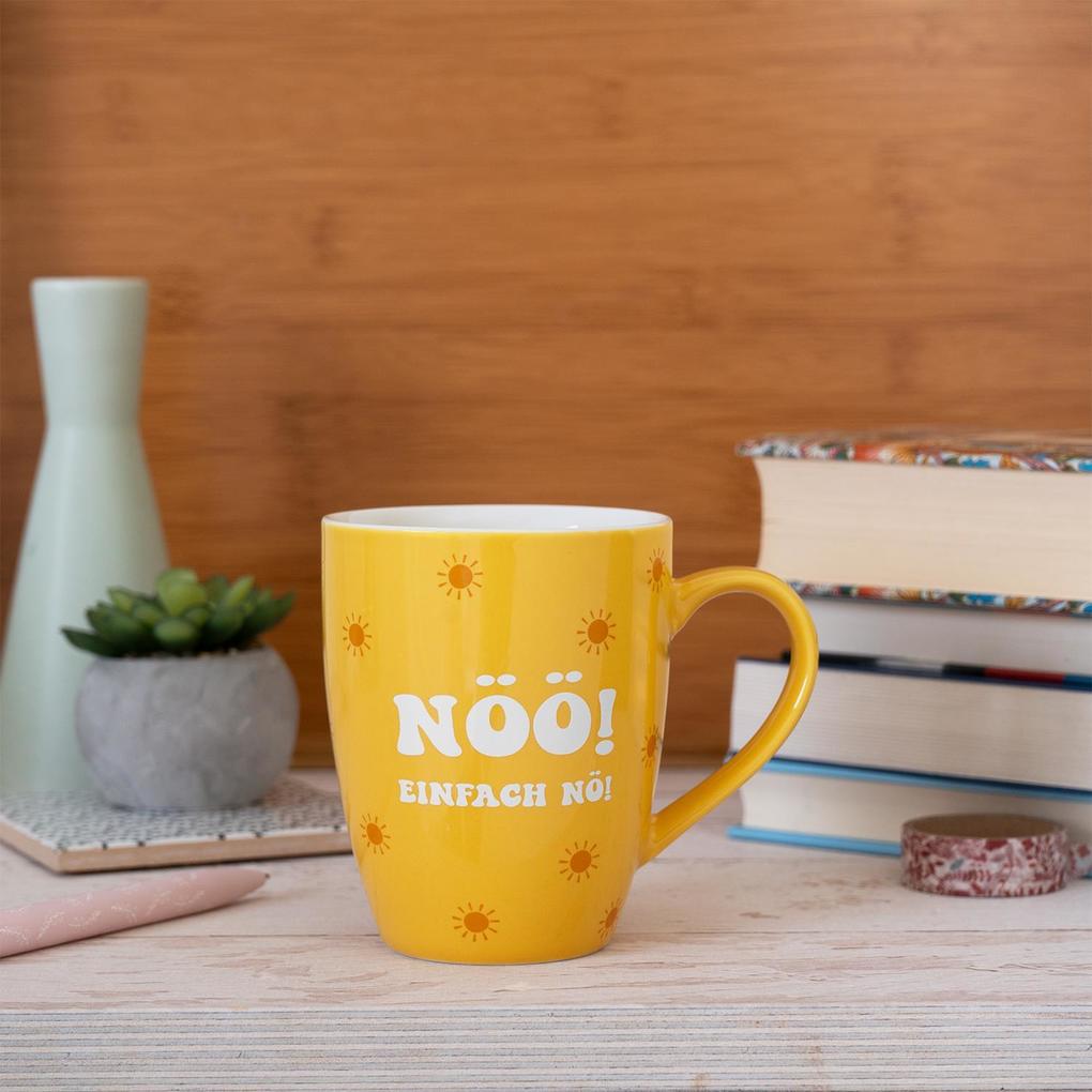 Weitere Ansicht: Tasse mit Motivdruck "Nöö! Einfach Nö!", mit Banderole