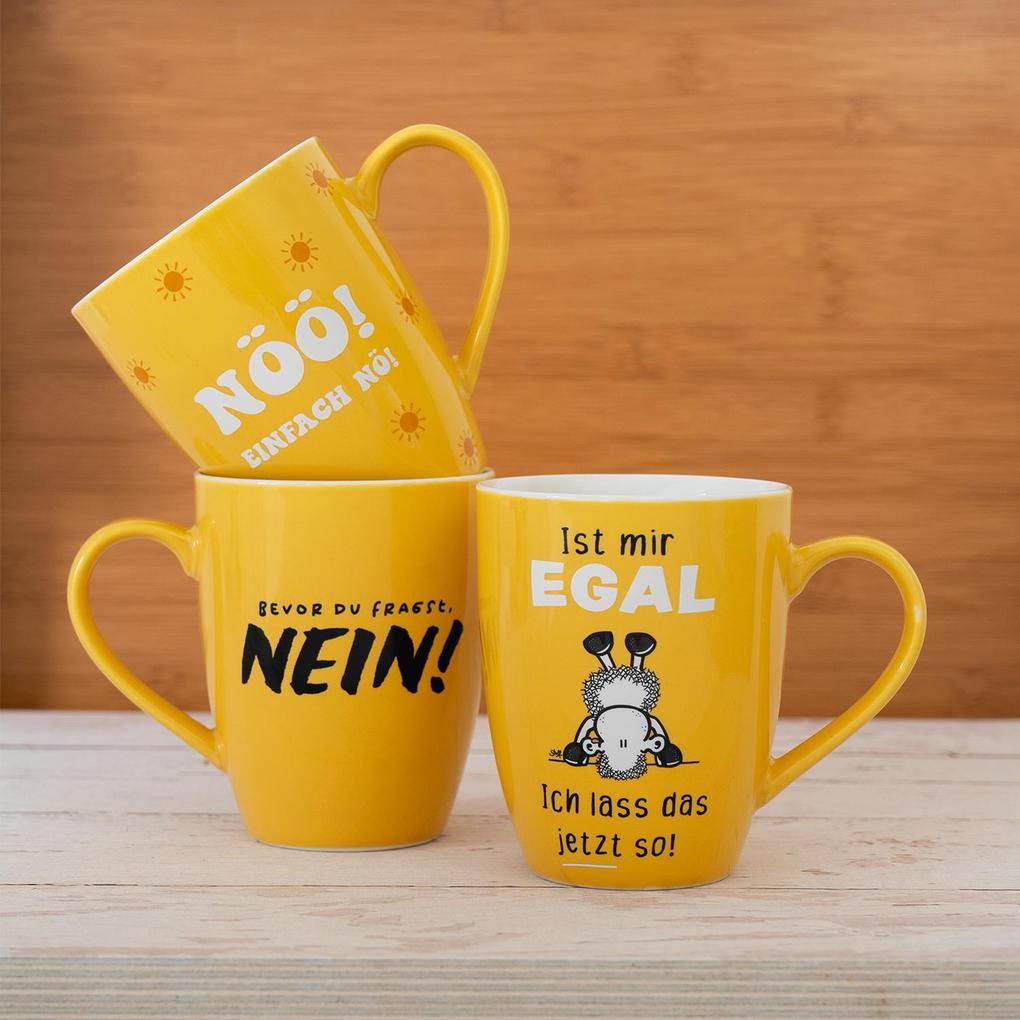 Weitere Ansicht: Tasse mit Motivdruck "Nöö! Einfach Nö!", mit Banderole
