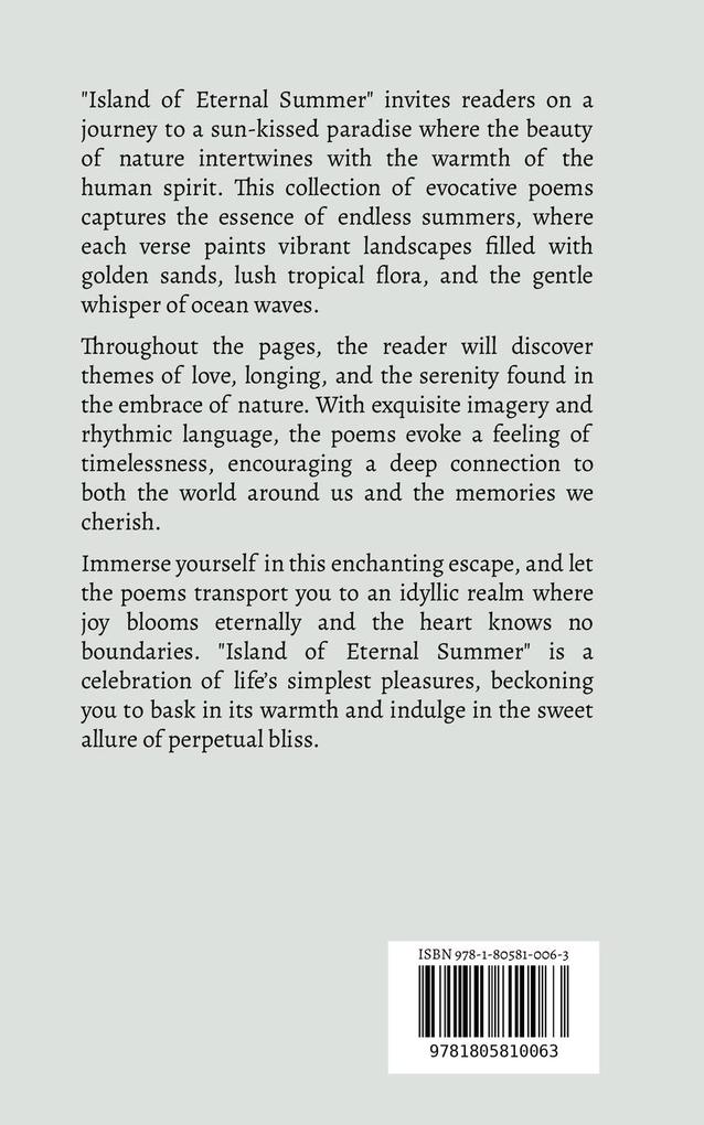 Weitere Ansicht: Island of Eternal Summer | Nathaniel Blackwood