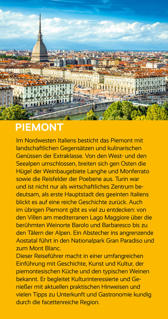 Weitere Ansicht: TRESCHER Reiseführer Piemont | Sabine Herre