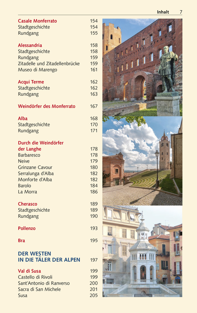 Weitere Ansicht: TRESCHER Reiseführer Piemont | Sabine Herre