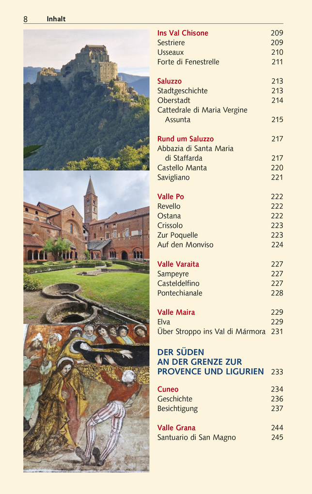 Weitere Ansicht: TRESCHER Reiseführer Piemont | Sabine Herre