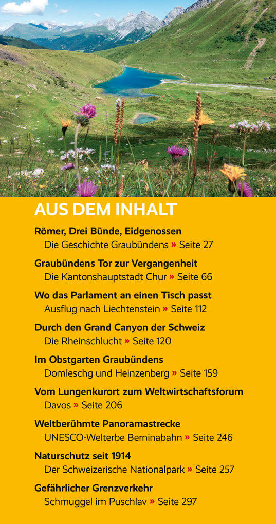 Weitere Ansicht: TRESCHER Reiseführer Graubünden | Gregor Saladin