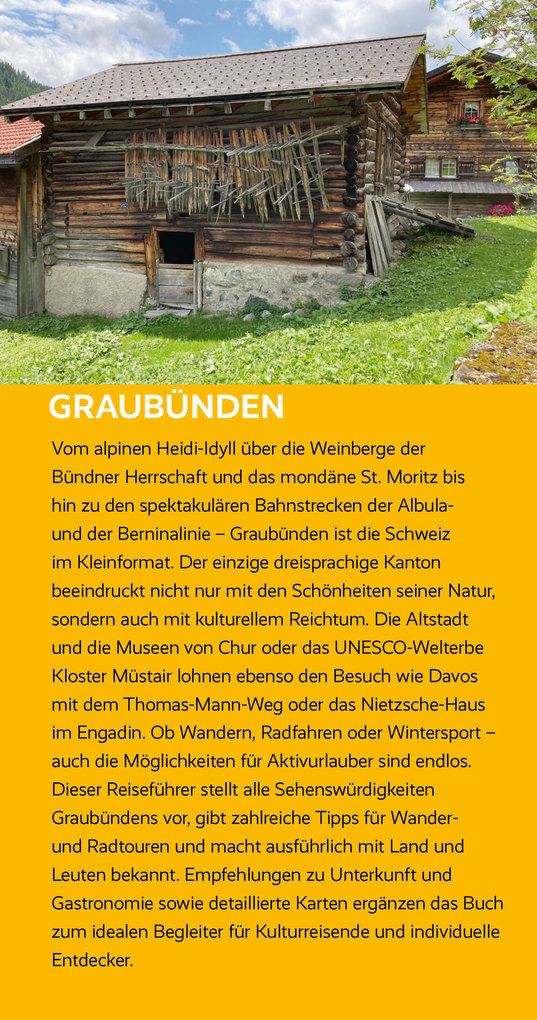 Weitere Ansicht: TRESCHER Reiseführer Graubünden | Gregor Saladin