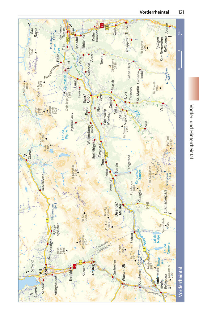 Weitere Ansicht: TRESCHER Reiseführer Graubünden | Gregor Saladin