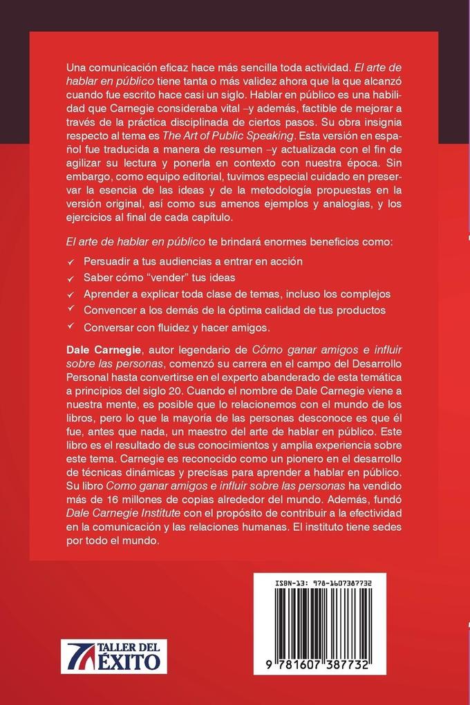 Weitere Ansicht: El arte de hablar en público | Dale Carnegie