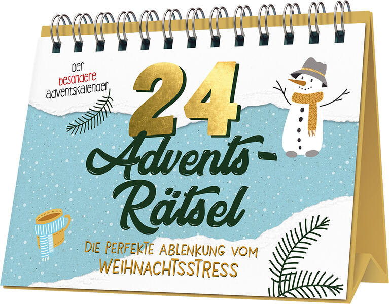 Produktbild: 24 Adventsrätsel I Die perfekte Ablenkung vom Weihnachtsstress