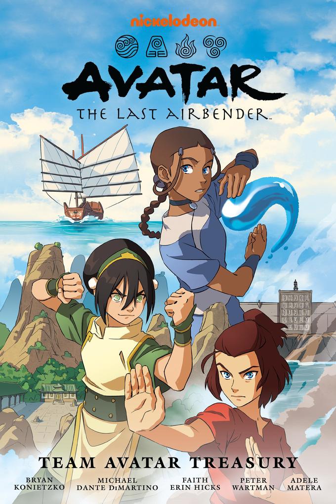 Produktbild: Avatar: The Last Airbender--Team Avatar Treasury Omnibus | Faith Erin Hicks, Bryan Koneitzko, Michael Dante DiMartino