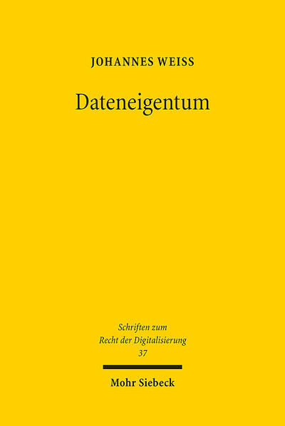 Produktbild: Dateneigentum | Johannes Weiß