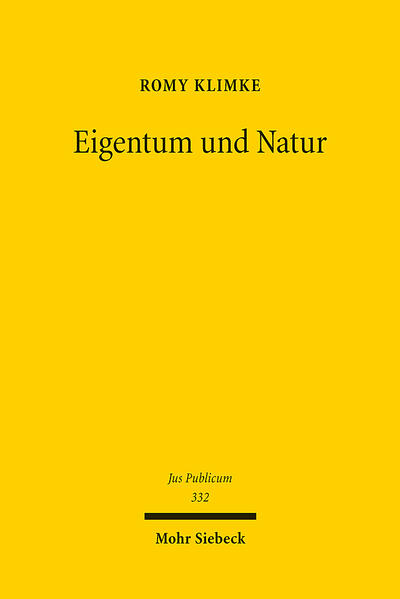 Produktbild: Eigentum und Natur | Romy Klimke