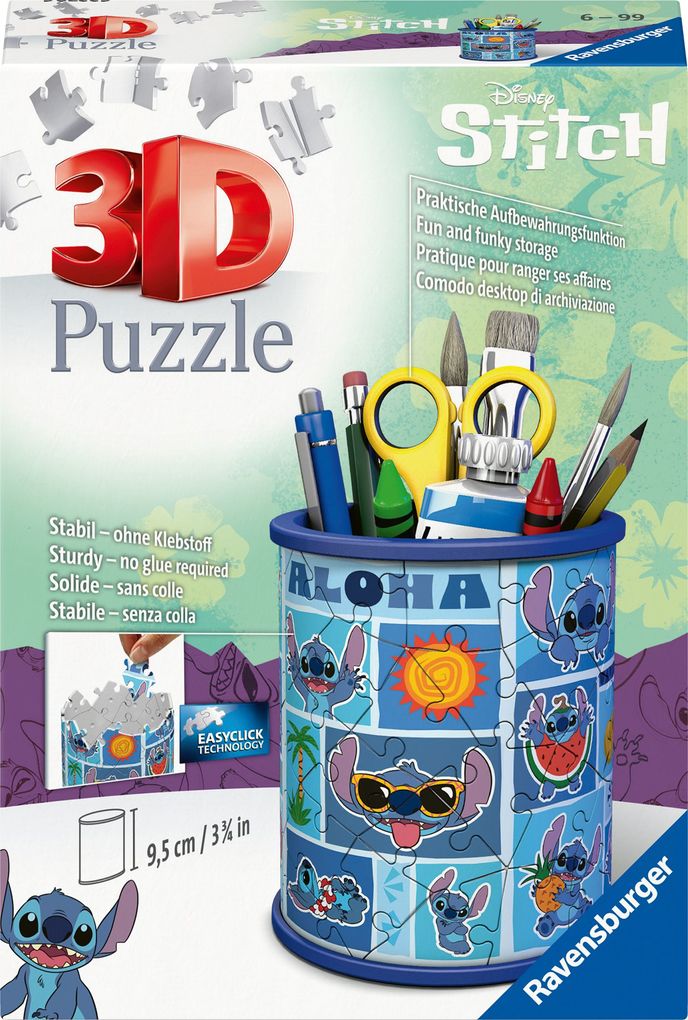 Produktbild: 3D Puzzle Stiftehalter Disney Stitch