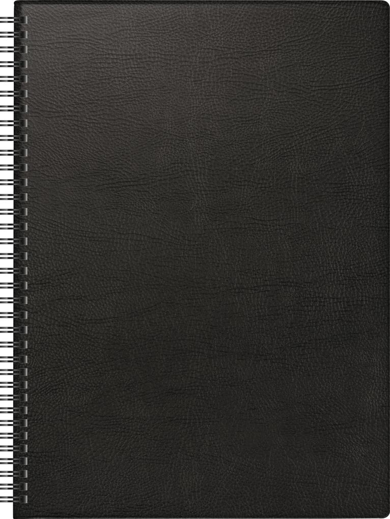 Produktbild: BRUNNEN 1078101906 | Buchkalender Mod. 781 2026 | A4, Kunststoff, schwarz