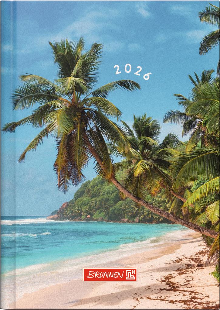 Produktbild: BRUNNEN 1073115026 | Taschenkalender Mod. 731 2026 "Beach" | A6, Papier