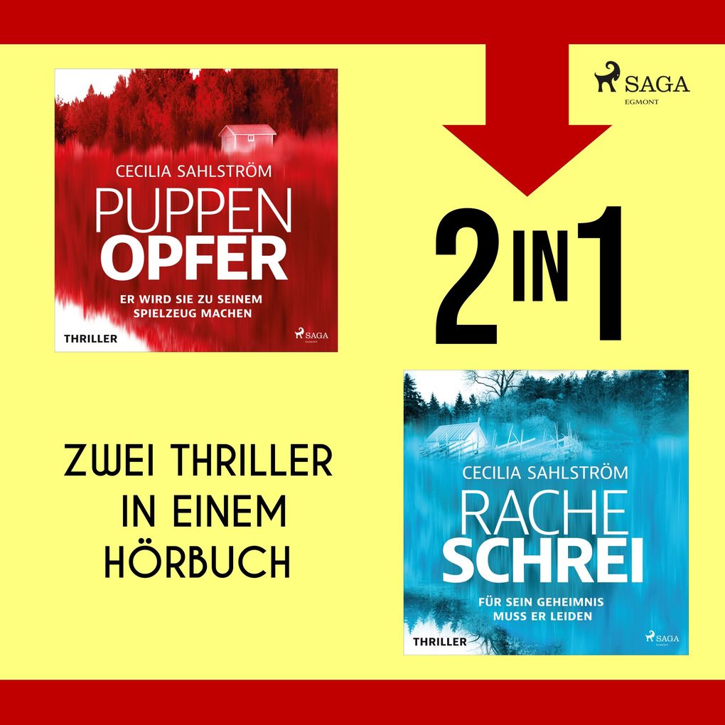 Produktbild: Puppenopfer & Racheschrei (früher: Weißer Flieder & In eigenen Händen) | Cecilia Sahlström