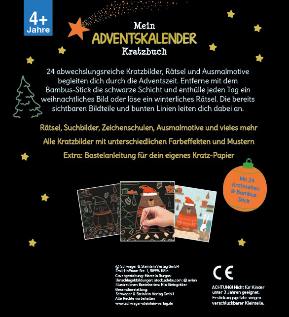 Weitere Ansicht: Mein Adventskalender-Kratzbuch