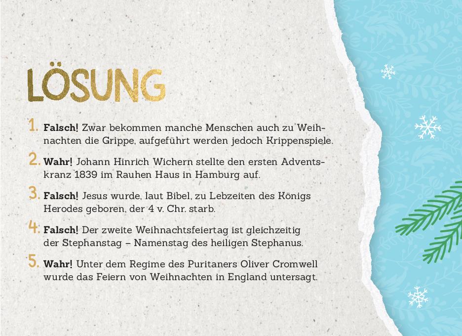 Weitere Ansicht: 24 Adventsrätsel I Die perfekte Ablenkung vom Weihnachtsstress